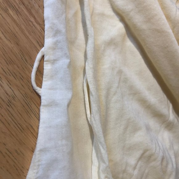 Womens Standard James Perse Pale Yellow V-Neck Button T-Shirt Top 4 US/XL * - Picture 9 of 9